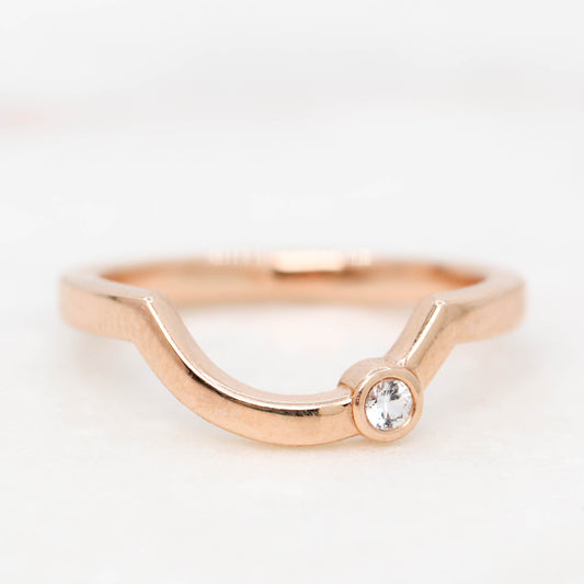 Archie wedding band - customized contour band - 14k gold of your choice - Midwinter Co. Alternative Bridal Rings and Modern Fine Jewelry