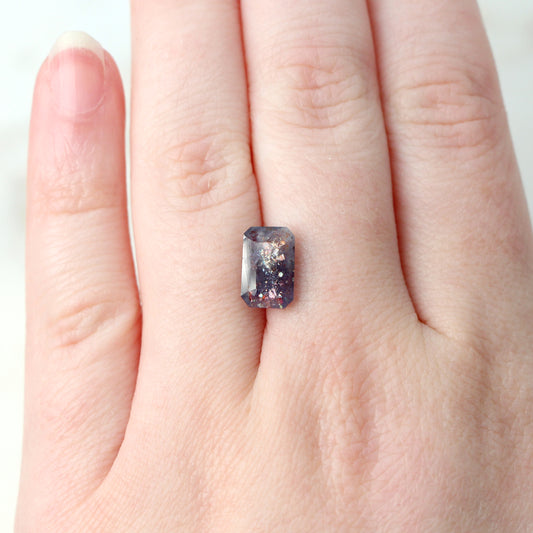 2.20 Carat Emerald Cut Purple Iolite for Custom Work - Inventory Code EPI220 - Midwinter Co. Alternative Bridal Rings and Modern Fine Jewelry