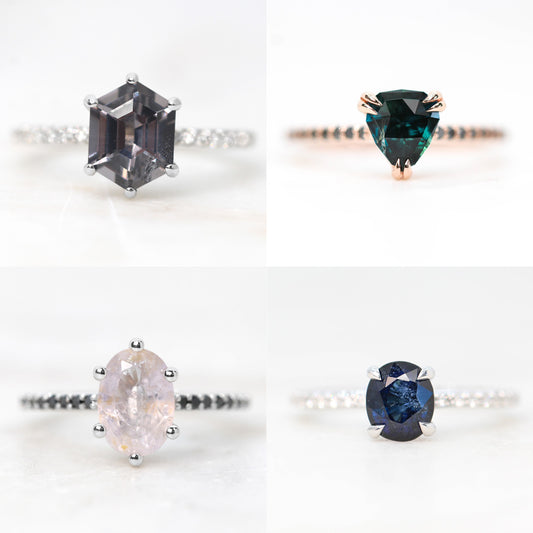 Raine Setting - (redesigned) - Midwinter Co. Alternative Bridal Rings and Modern Fine Jewelry