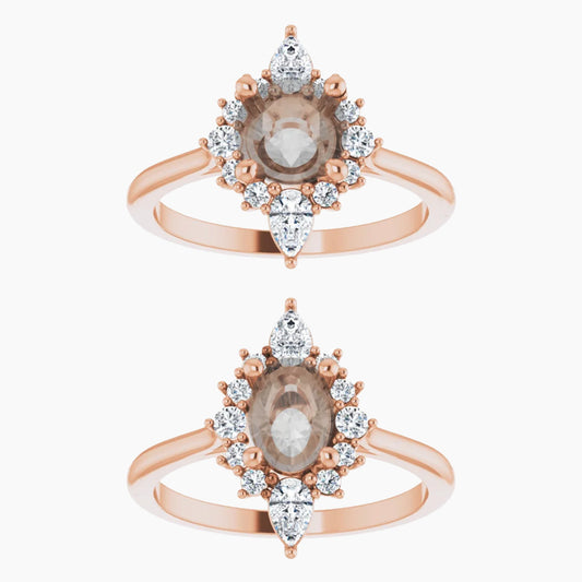 Noelle Setting - Midwinter Co. Alternative Bridal Rings and Modern Fine Jewelry