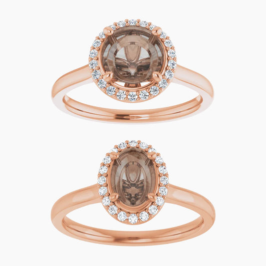 Coryn Setting - Midwinter Co. Alternative Bridal Rings and Modern Fine Jewelry