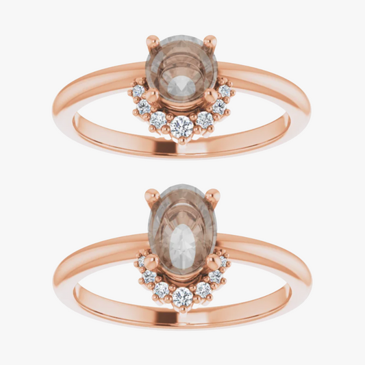 Lonnie Setting - Midwinter Co. Alternative Bridal Rings and Modern Fine Jewelry