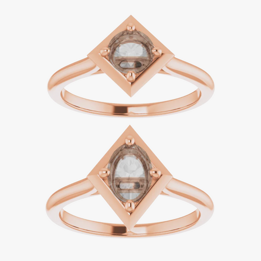 Rosemary Setting - Midwinter Co. Alternative Bridal Rings and Modern Fine Jewelry