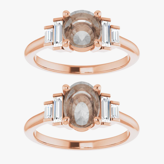 CAELEN (M) Zan Setting - Midwinter Co. Alternative Bridal Rings and Modern Fine Jewelry