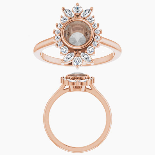 Juliette Setting - Midwinter Co. Alternative Bridal Rings and Modern Fine Jewelry