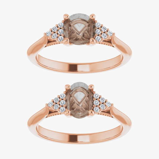 Keiri Setting - Midwinter Co. Alternative Bridal Rings and Modern Fine Jewelry