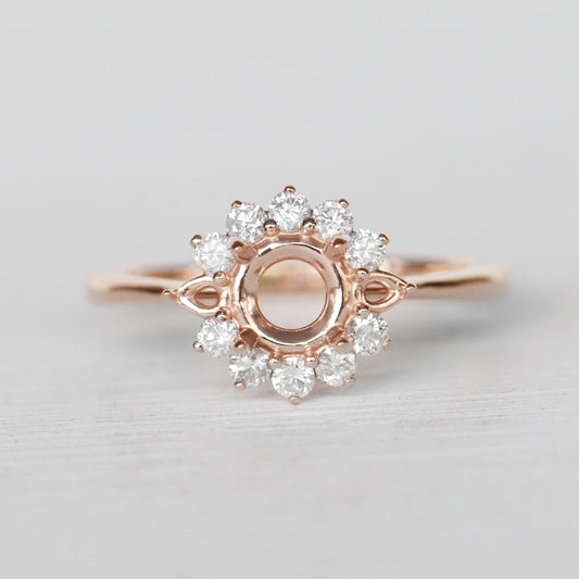 Dahlia Setting - Midwinter Co. Alternative Bridal Rings and Modern Fine Jewelry