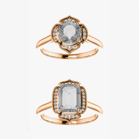 Clementine Setting - Midwinter Co. Alternative Bridal Rings and Modern Fine Jewelry