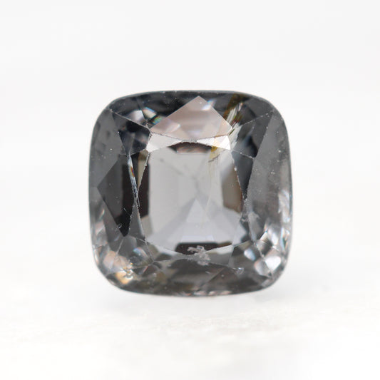 2.90 Carat Gray Cushion Cut Spinel for Custom Work - Inventory Code GCSP290 - Midwinter Co. Alternative Bridal Rings and Modern Fine Jewelry