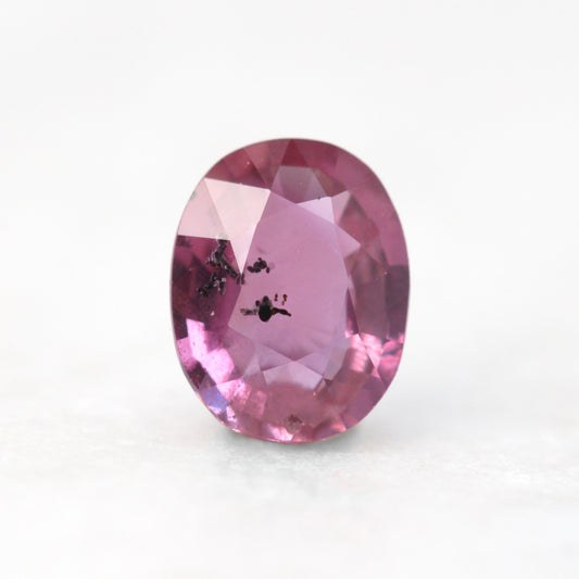 0.71 Carat Pink Oval Ruby for Custom Work - Inventory Code POR071 - Midwinter Co. Alternative Bridal Rings and Modern Fine Jewelry