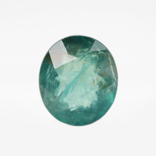 1.80 Carat Teal Oval Grandidierite for Custom Work - Inventory Code TOG180 - Midwinter Co. Alternative Bridal Rings and Modern Fine Jewelry