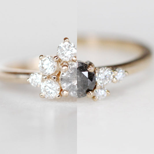 Baby Orion Stackable Ring - Pick Your Diamond Tone + 14k Gold - Made to Order - Midwinter Co. Alternative Bridal Rings and Modern Fine Jewelry