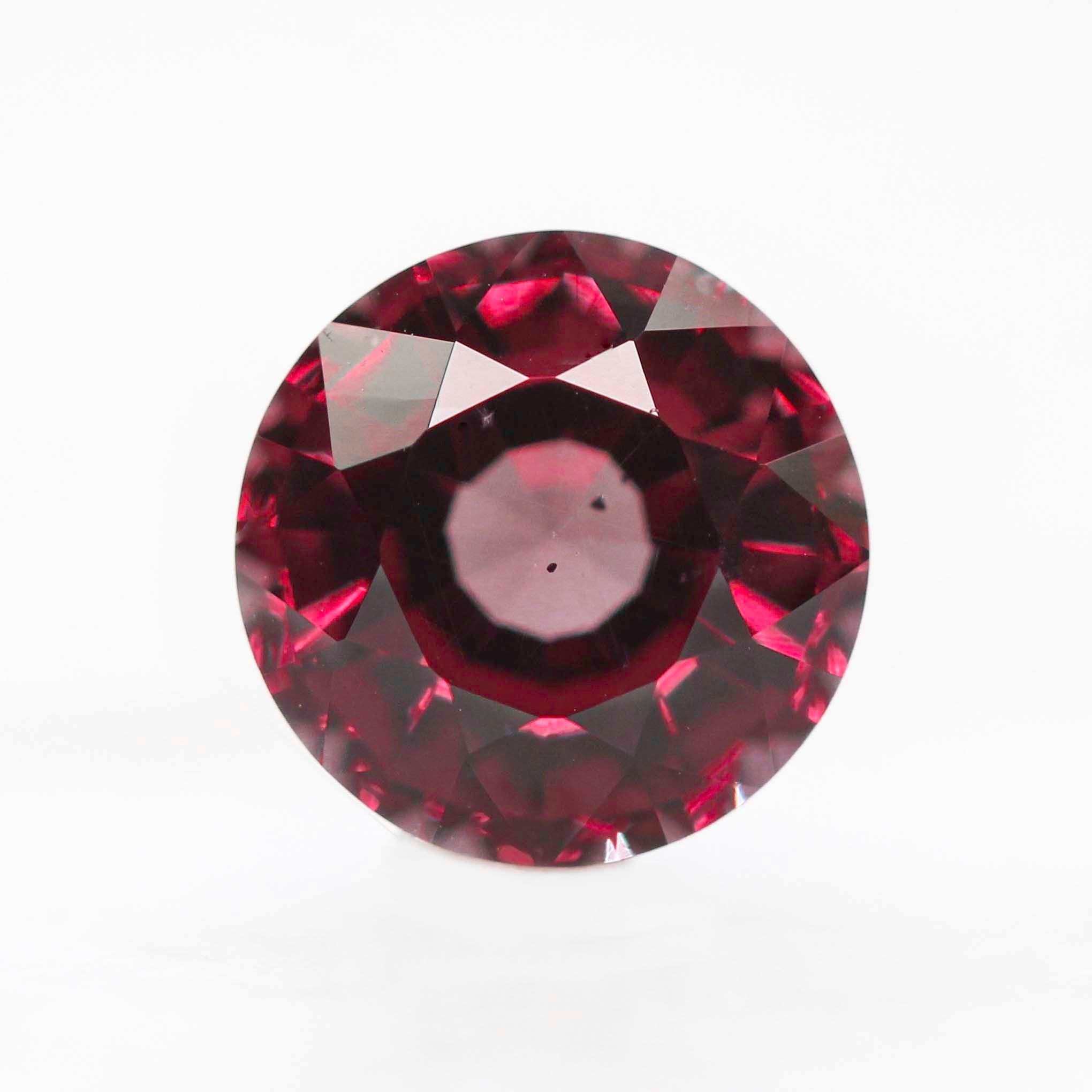 3.05 Carat Round Rhodolite Garnet for Custom Work - Inventory Code