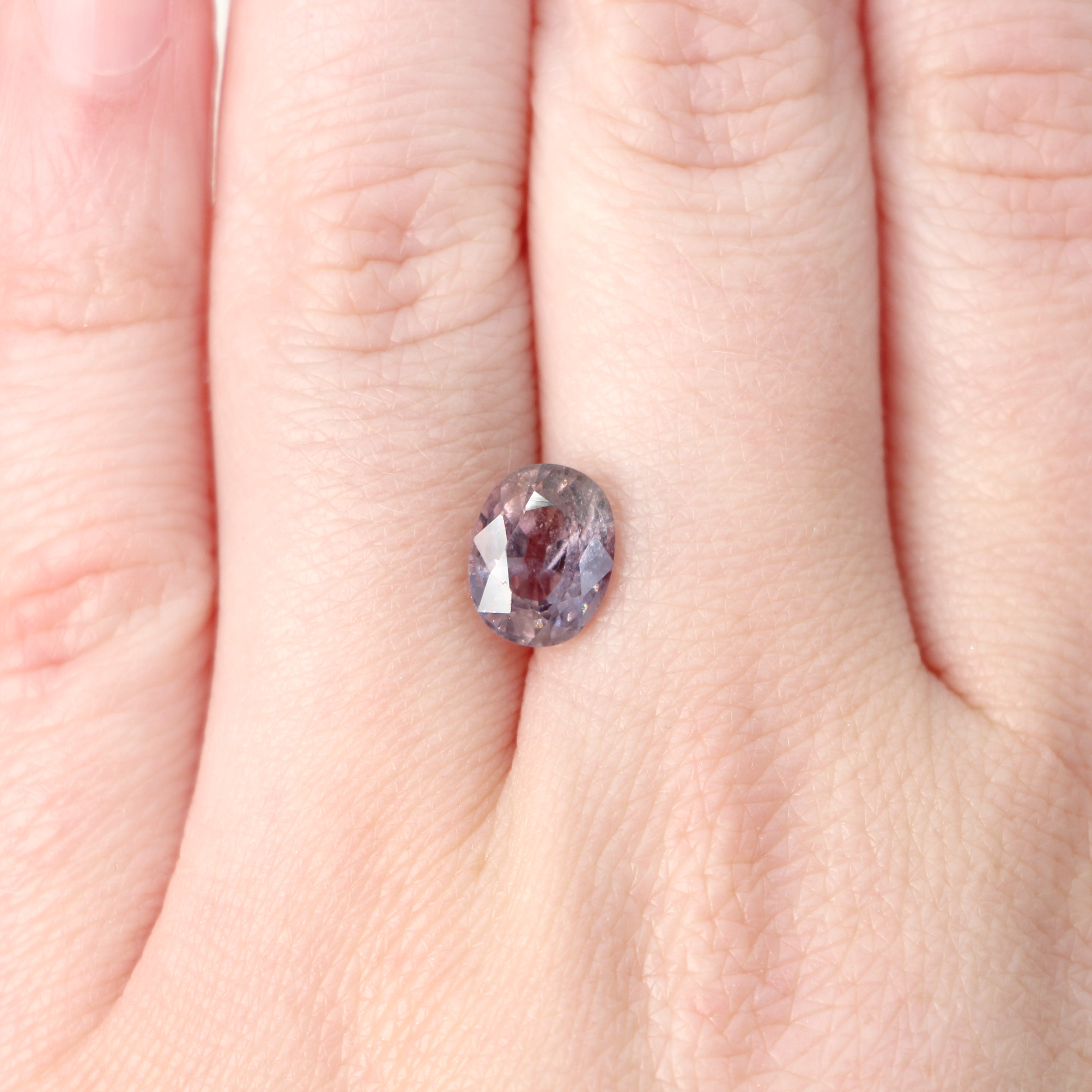 Delicate Double Band Oval Spinel Ring with diamonds – Rona Fisher Jewelry