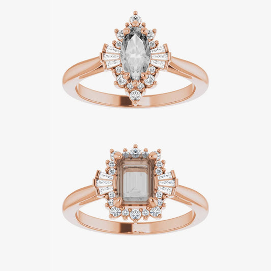 Meghan Setting - Midwinter Co. Alternative Bridal Rings and Modern Fine Jewelry