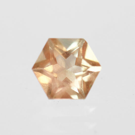 2.03 Carat Hexagon Sunstone- Inventory Code SUNHX203 - Midwinter Co. Alternative Bridal Rings and Modern Fine Jewelry