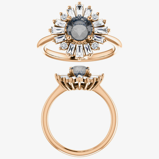 Veda Setting - Midwinter Co. Alternative Bridal Rings and Modern Fine Jewelry