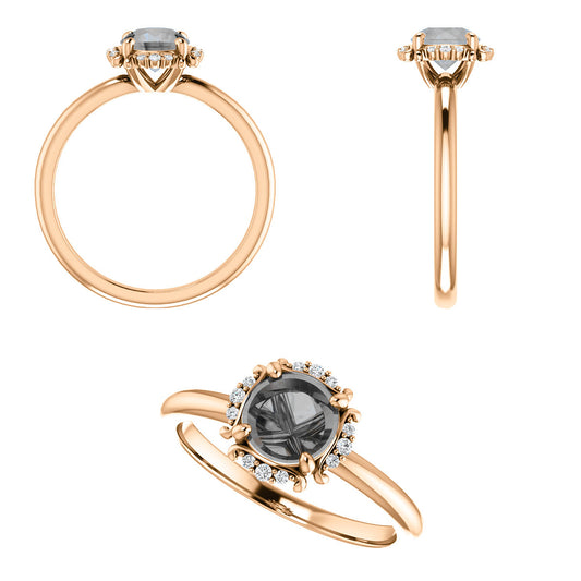 Astrid setting - Midwinter Co. Alternative Bridal Rings and Modern Fine Jewelry