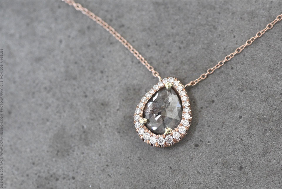 Teardrop Diamond Necklace – AccentsJewelry