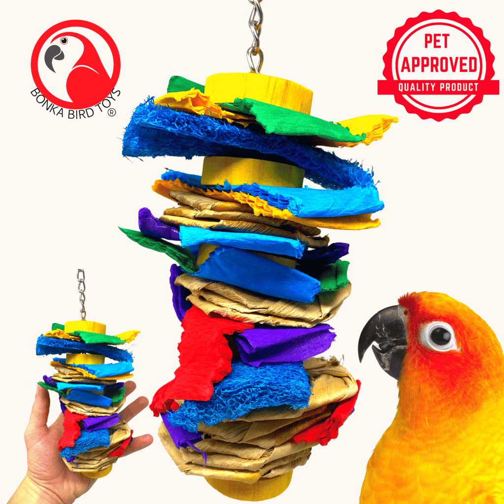 1194 Colored Foam Beads 60 pcs from bonka bird toys parrot – Bonka Bird Toys