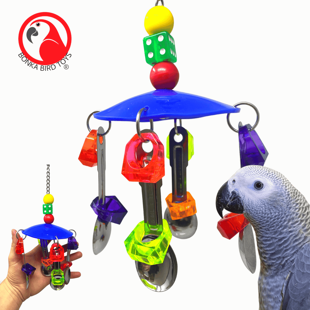 1194 Colored Foam Beads 60 pcs from bonka bird toys parrot – Bonka Bird Toys