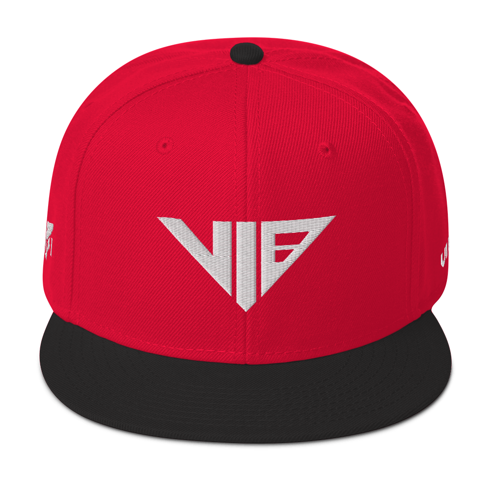 VIB Limited Snapback Hat 4/4 - Black / Red / Red - VI BOSS