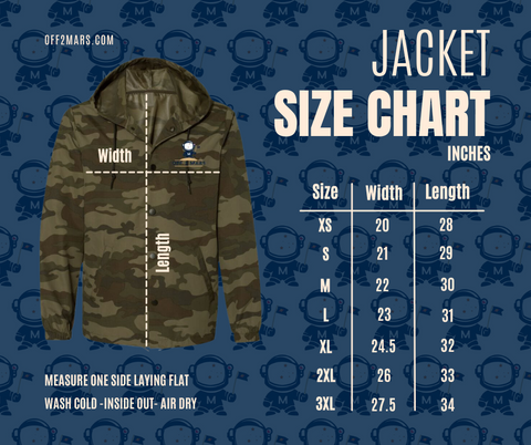 jacket size chart