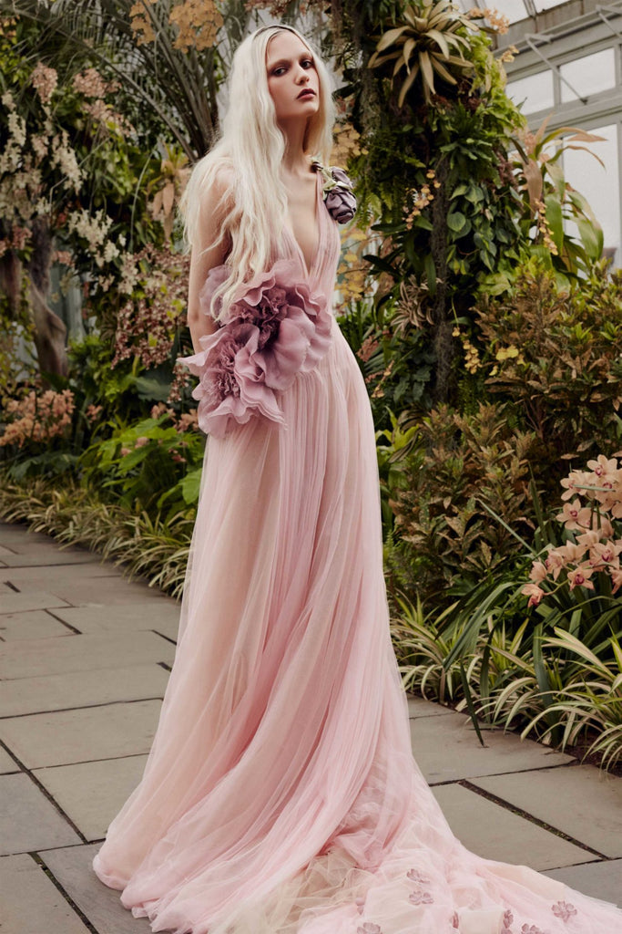 Vera Wang Spring 2020 Dusty Pink Gown