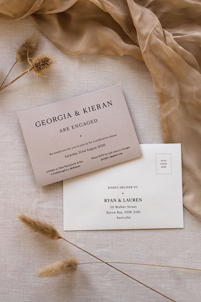 Georgia Engagement Invitation