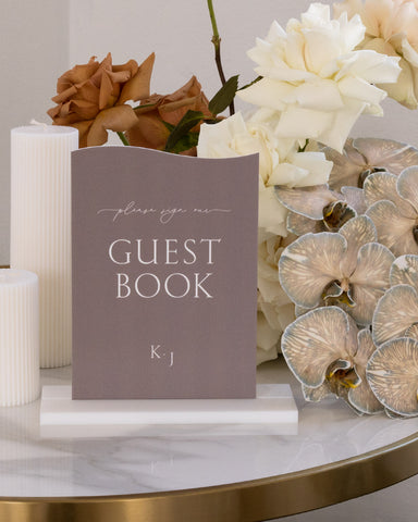 guest book signage peppermint press