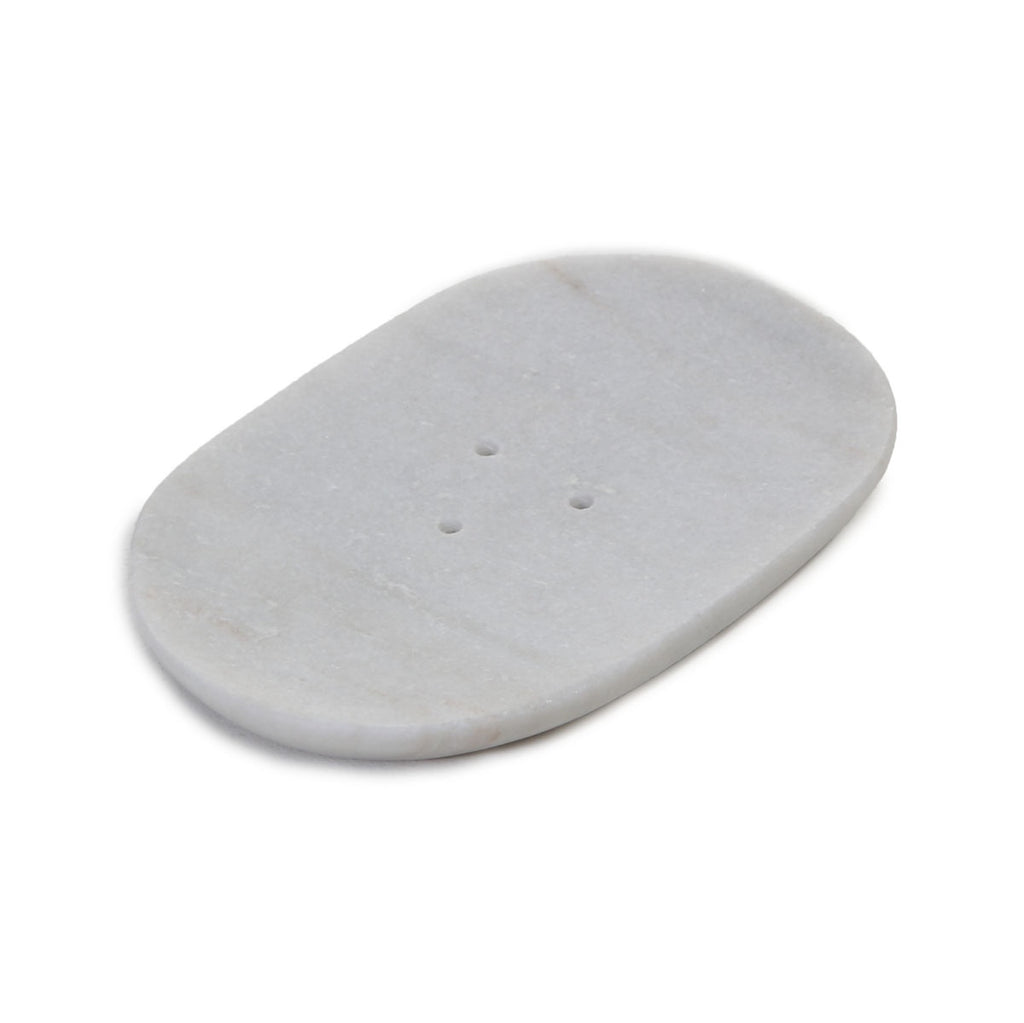 oval marble soap dish