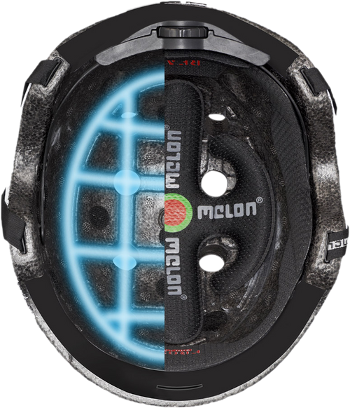 Melon Urban Active Helmet inside view with features and airflow channels