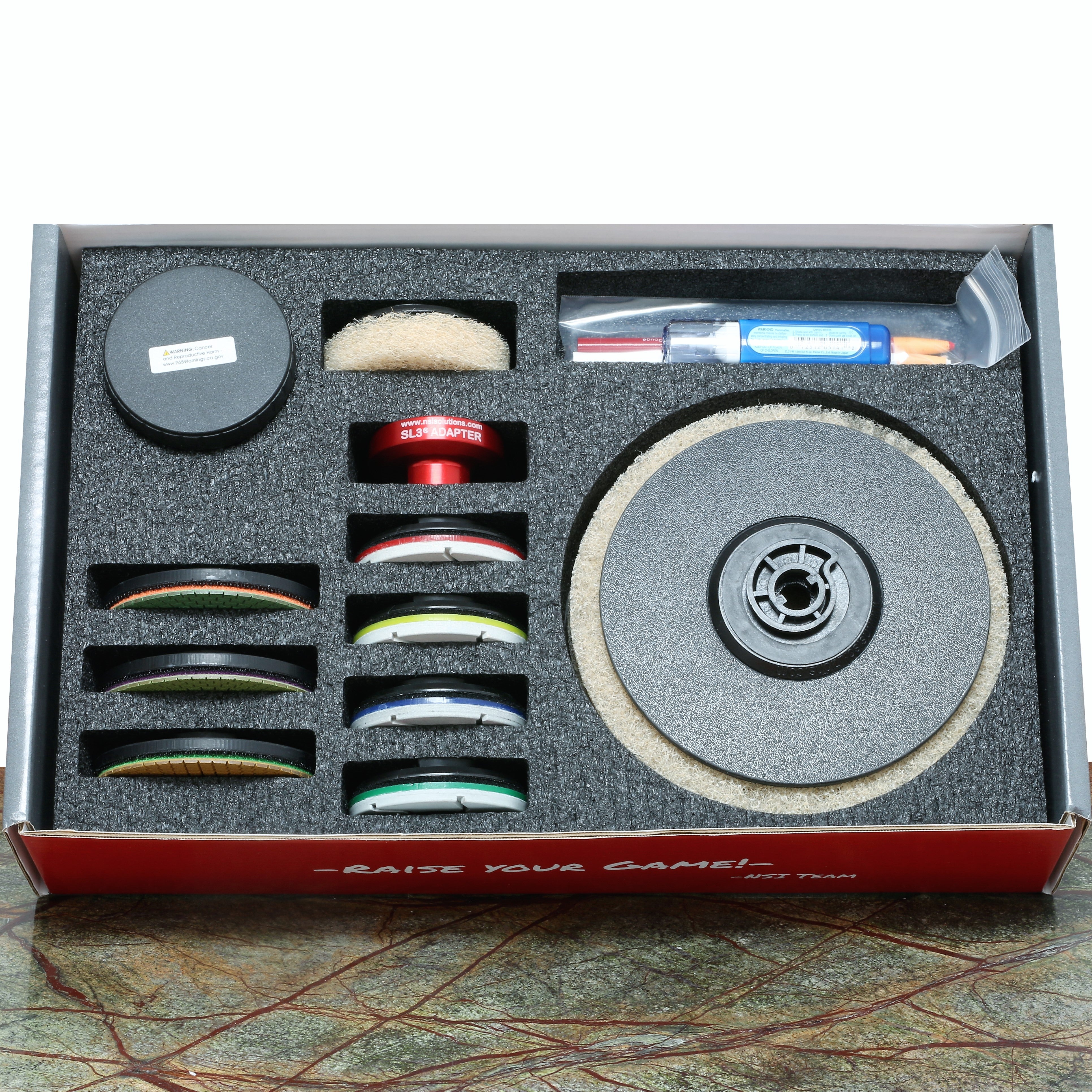Stone Polishing Kit - 5 Magic Renova Kit + 1 replacement set – Clean Center
