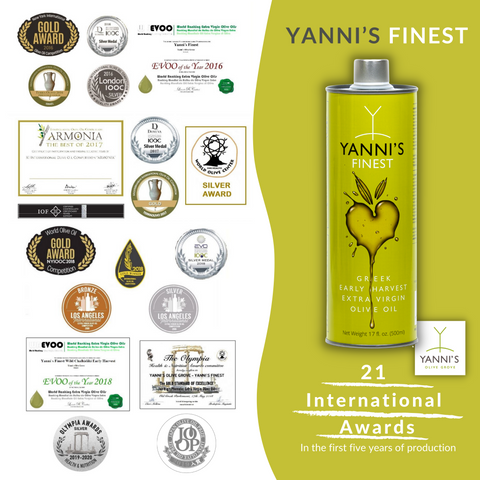 Yanni's EVOO Awards