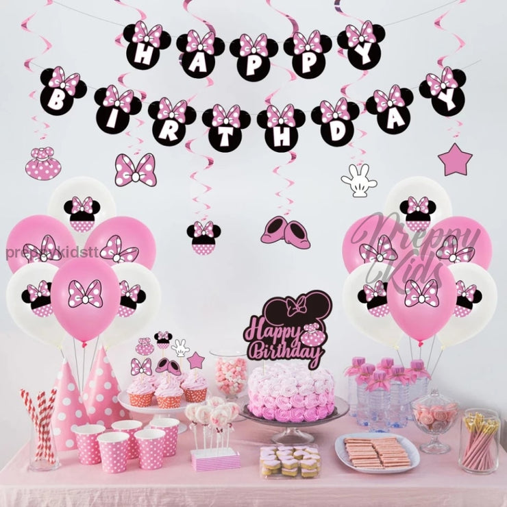 baby minnie mouse balloon decorations