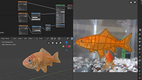 3D Animation Summer Camp Online goldfish model FX Dojo San Diego