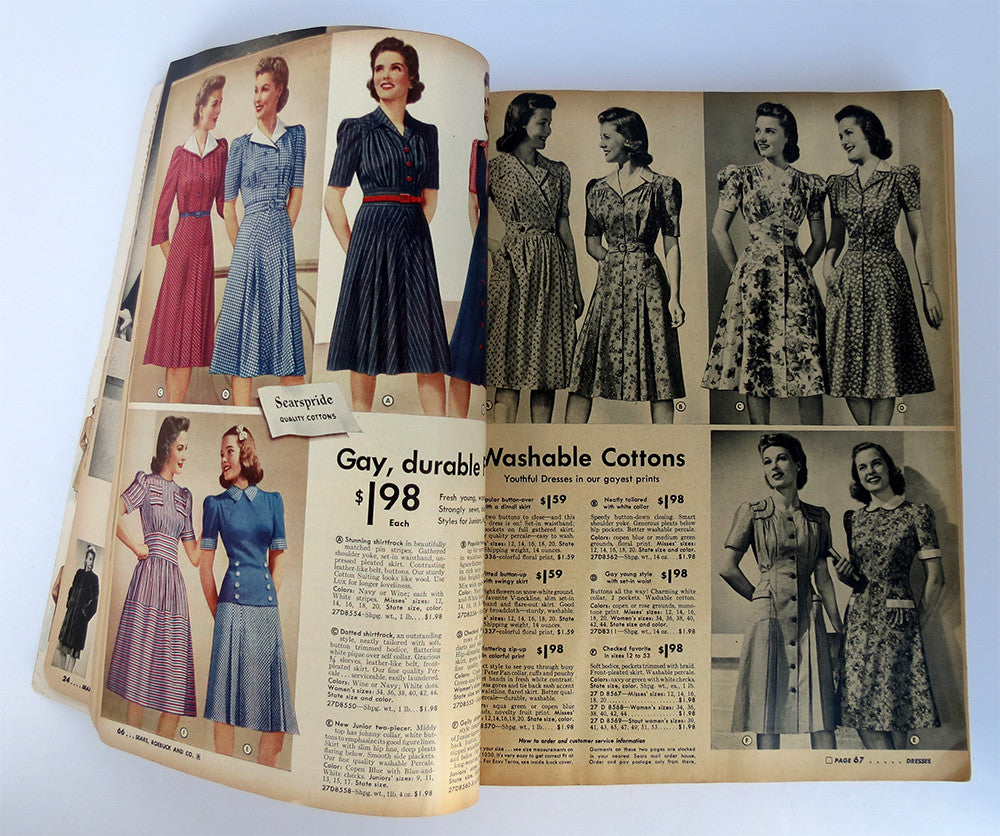 Vintage Sears Catalog 1942 - 1943 – WeSewRetro