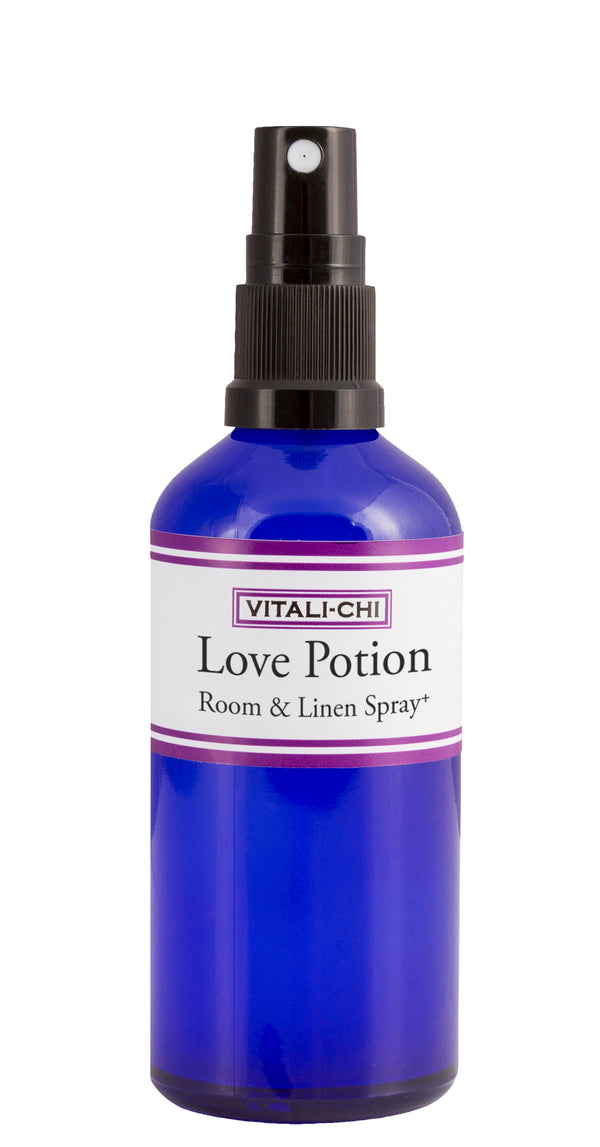 Elixir of life. Love drink. Love potion. Potion of Life. Lilac Essential Oil  Stock Photo