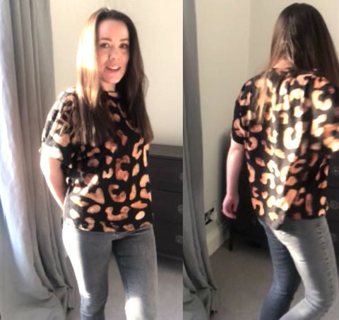 bleach t shirt leopard print result