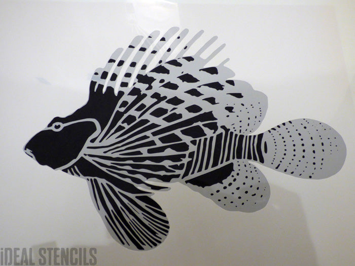 Custom fish stencil ideal stencils