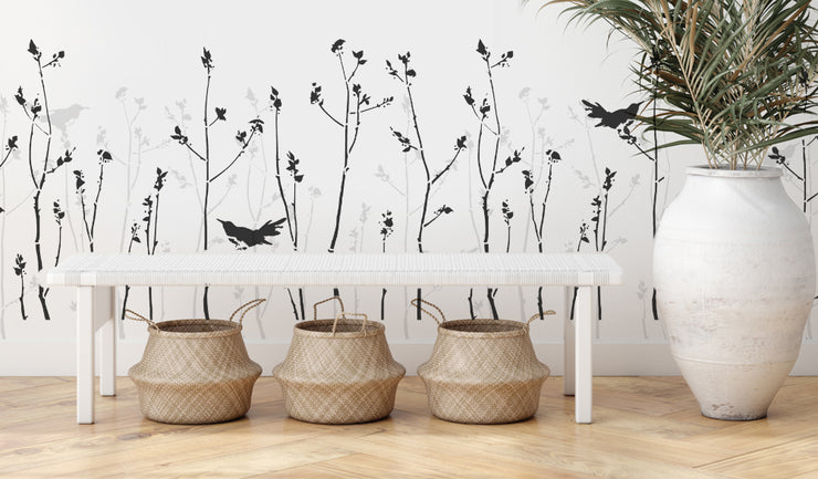 branch silhouette wall art