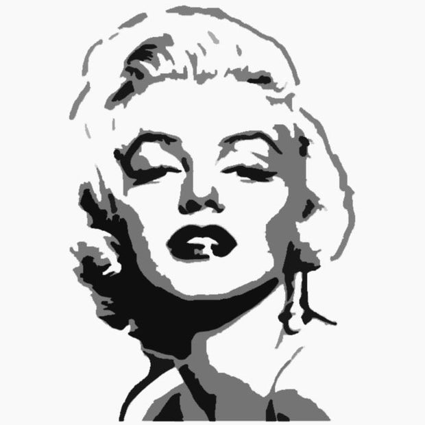 ICONIC FACE STENCILS Famous Faces for Art Craft & Decor Ideal