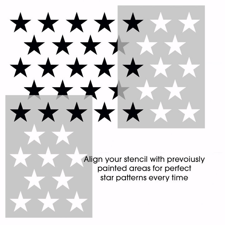 Star Pattern Stencil | Nursery Decor | Ideal Stencils – IdealStencils