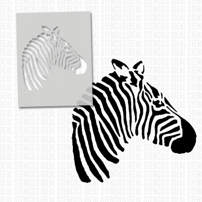 zebra-head-stencil-decor-craft-ideal-stencils-idealstencils