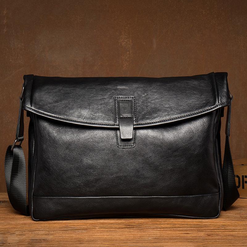 postman bag leather