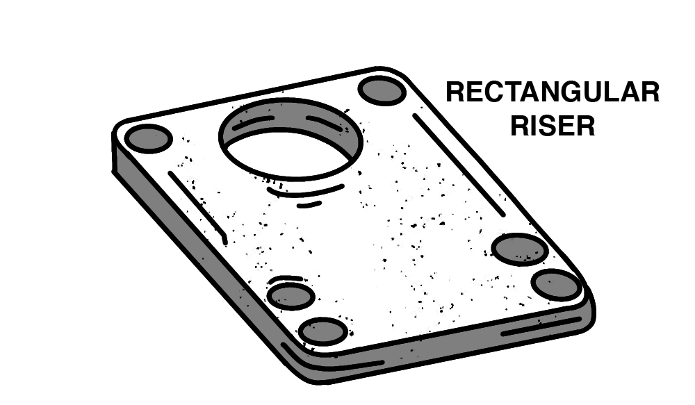 riser pads for skateboards