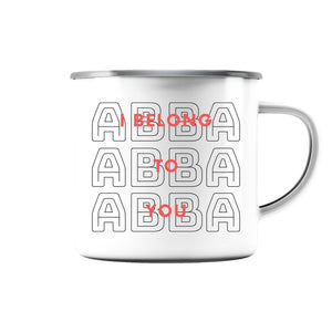 Abba - Emaille Tasse