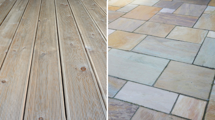 decking or paving