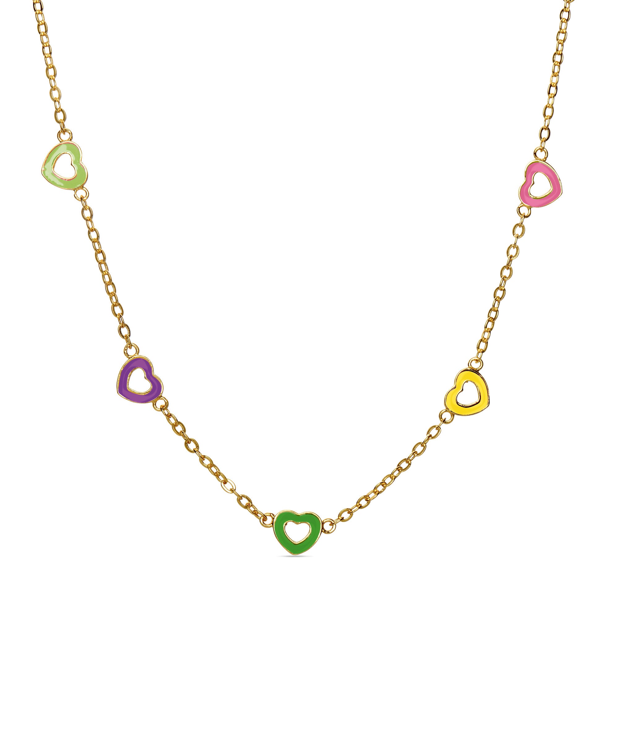 Heart Station Necklace – Lily Nily