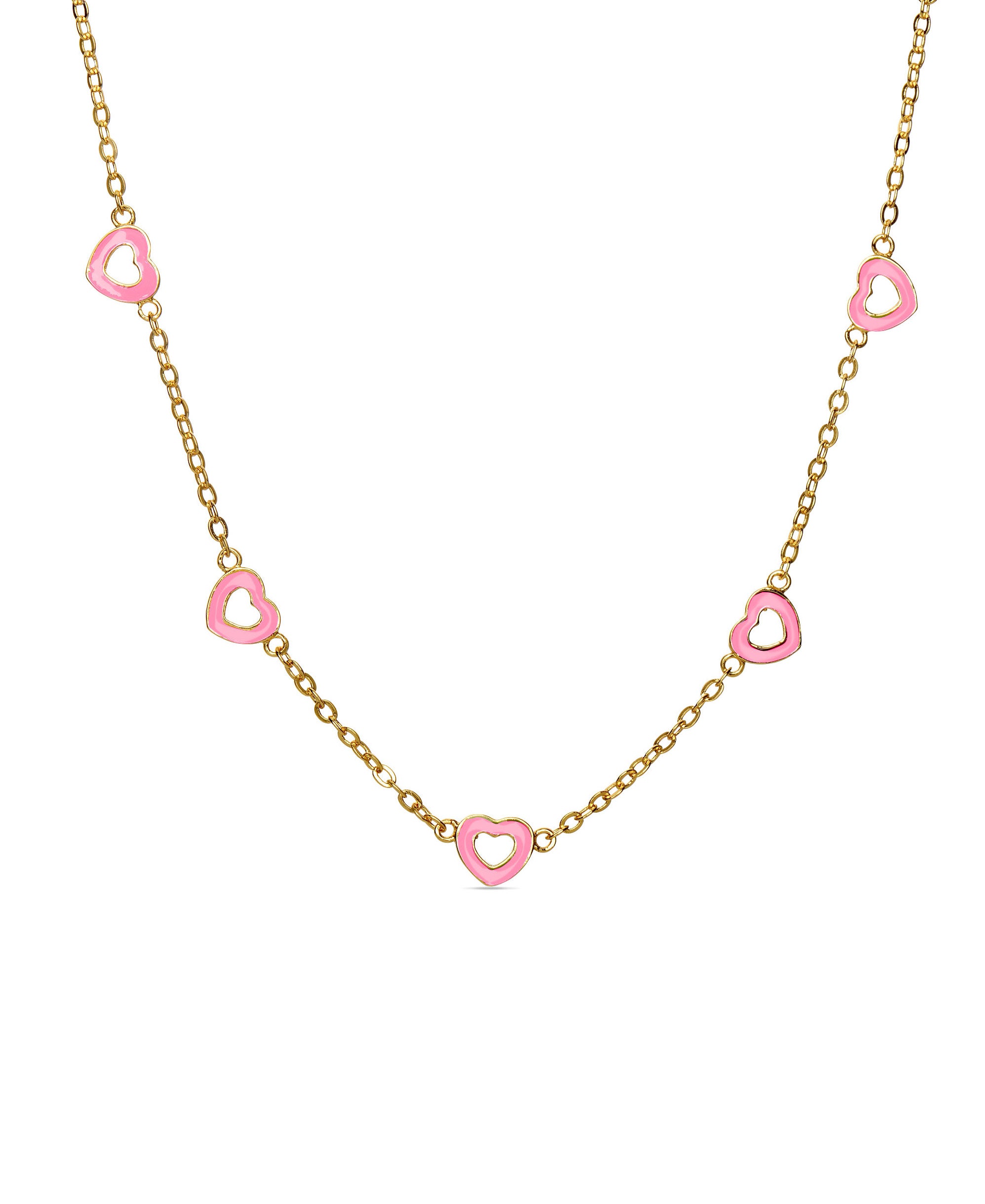 Heart Station Necklace – Lily Nily